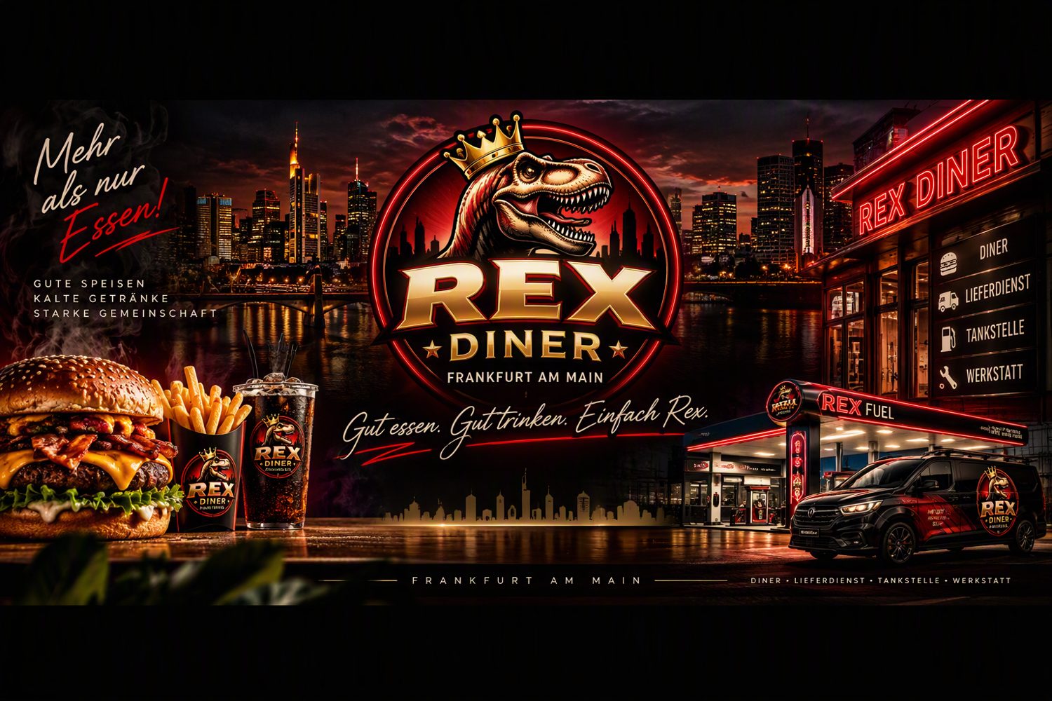Rex Diner bei Nacht