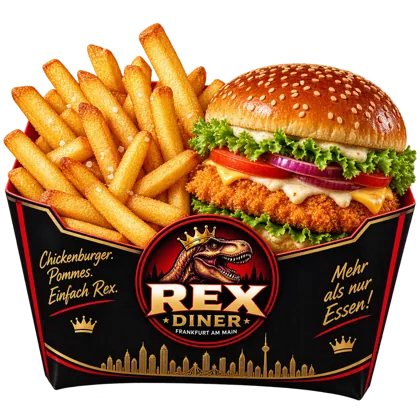 Chickenburger Menü